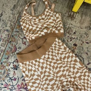 ASOS design knit psychedelic set